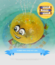 Load image into Gallery viewer, Cool Bath Toys Spray Water Light Rotate with Shower Pool , Toddler Swimming Party Bathroom LED Light With Music for Kids