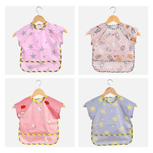 Load image into Gallery viewer, Baby Bibs Cotton Cartoon Children Accessories Short Sleeve Eco Friendly Waterproof Washable Clothing Bib for Kids