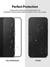 Load image into Gallery viewer, 2PCS Super Glass for iphone 14 13 Pro Max screen protector best Oleophobic Coating 2.5D edge full glue cover for iPhone 14 13 mini Black Edge 9H Tempered Glass Film Case-Friendly HD Clear Screen Protector For iPhone