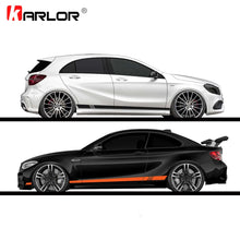 Load image into Gallery viewer, 2pcs/lot 220x8cm Stripe Style Side Stripes Car Both Body Stickers Decal Car Wrap Vinyl Film Automobiles Products Car Accessories