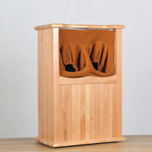 Load image into Gallery viewer, Far Infrared Foot Sauna Solid Wood Bubble Foot Barrel Personal Care Appliances Home Sauna Spa Infared Sauna Heater Cabin Room
