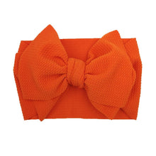 Load image into Gallery viewer, Baby Girls Headband Toddler Big Bow Hairband Cute Solid Stretch Turban For Baby Girls
