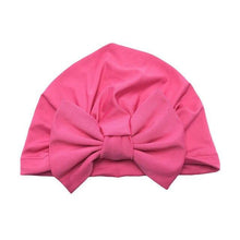 Load image into Gallery viewer, Luxury Modern Baby Headband Hat Bowknot Print Cotton Stretchy Turban Headband Infant Head Wrap Beanie Hat For Babies and Kids