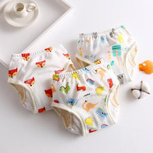 Load image into Gallery viewer, 8-layer Pants Baby Diapers Reusable Training Pants Washable Cloth Diapers Waterproof Pants Nappies With Leak-proof Side