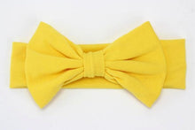 Load image into Gallery viewer, Headband Knitted Cotton Children Girls Elastic Bow Hair Bands Turban for girl Headbands