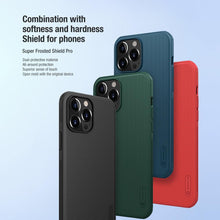 Load image into Gallery viewer, Super Hard Back Soft Shock Absorb Cover for iPhone 13 Pro Max Case Slide Camera Business Black Elegant Back Cover for iPhone 13 Mini 13 Pro Max Case