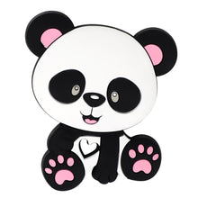 Load image into Gallery viewer, Baby Silicone Teethers BPA Free Teething Toy Animal Dog Koala Owl Elephant Baby Ring Teether Silicone Beads For Kids and Baby