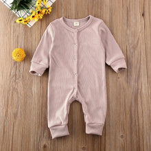 Load image into Gallery viewer, Baby Girl / Boy Clothes Kids Knitted Long Sleeve Autumn Winter Romper Solid Jumpsuit Outfit
