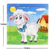 Load image into Gallery viewer, 38 Style Cartoon Wooden Puzzle Children Animal/ Vehicle Toy For 2-6 Year Baby Early Educational Toys for Kids
