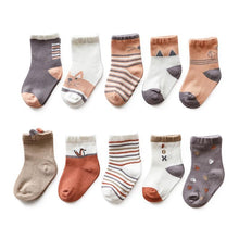 Load image into Gallery viewer, 5 Pairs Infant Cotton Mesh Cute Newborn Casual Socks For Boys Girls Durable Comfortable Sock