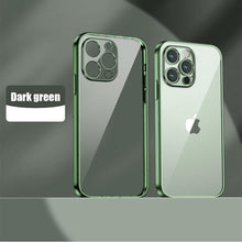 Load image into Gallery viewer, Elegant Unisex Clear Transparent Soft Case For iPhone 13 Pro Max 12 11 13Pro 14 Shockproof Ultra Thin Bumper Cover Luxury Cover Back Cover for iPhone