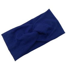 Load image into Gallery viewer, Baby Solid Cross Knitted Headband For Girls Women Kids Twisted Elastic Hairband Turban