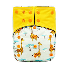 Load image into Gallery viewer, Baby Cloth Diaper Reusable Adjustable Pocket Nappy Cover Fit All Diaper Reusable Nappies Cotton In Modern Trend Printed Design For Unlimited Uses