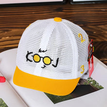 Load image into Gallery viewer, Luxury Summer Newborn Baby Sun Hat Cotton Beret Hat Cartoon Striped Bear Snapback Baseball Cap Baby Hats For girls and Boys Kids