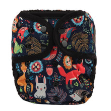 Load image into Gallery viewer, Baby Girl Pink One Size Cloth Diaper Cover Comfortable Nappy With Double Gusset Cartoon Designs Baby Boys Diapers