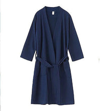 Load image into Gallery viewer, Waffle Lovers Robe Kimono Bath Gown Nightgown Women's Sexy Nightgown Soft Home Dressing Gown Intimate Lingerie Loose Homewear