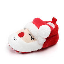 Load image into Gallery viewer, Unisex Baby Shoes Baby Boys Girls Winter Warm Santa Claus First Walkers Cute Christmas Baby Boots