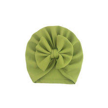 Load image into Gallery viewer, Baby Girl Hat Turban With Bow Knot Infant Beanie Solid Big Bowknot Cap For Girls Kid Hats