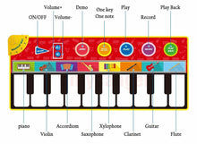 Load image into Gallery viewer, Modern Musical Mat Baby Play Piano Mat Keyboard Toy Music Instrument Game Carpet Music Toys Educational Toys For Kids