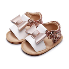 Load image into Gallery viewer, Baby Kids Girl Sandals Pre Walker Newborn PU Leather Soft Sole Shoes Bowknot Girls Shoes
