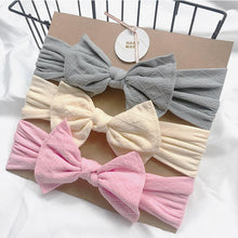 Load image into Gallery viewer, Baby Headbands For Newborn Hair Band Cute Baby Bow Flower Elastic Bow Headwear Kids Gifts Girl Hair Accessories