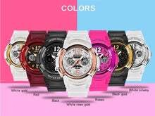 Load image into Gallery viewer, Fashion New Women Sports Waterproof 50m Watch With Digital LED Ladies Shock Display in Military Electronic Army Style