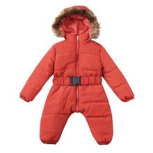 Load image into Gallery viewer, Winter Clothes For Infant Baby Hooded Warm Thick Snowsuit Jumpsuit Romper for Boys and Girls Style