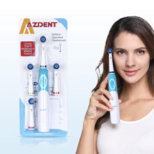 Load image into Gallery viewer, Modern Rotation Proffesional Electric Toothbrush with 4 & 8 Replacement Heads Deep Clean Battery Operated Tooth Brush Teeth Whitening Teethbrush For Adults