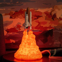 Load image into Gallery viewer, NEW Popular Space Shuttle Lamp and Moon lamps In Night Light By 3D Print For Space Lovers Rocket Lamp
