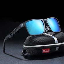 Load image into Gallery viewer, Hot Black Goggle Male Sunglasses Luxury Brand Men Glasses In Business High Quality Luxury Modern Style With UV400 Protection