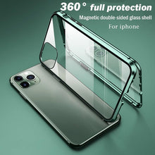 Load image into Gallery viewer, 9H Tempered Glass Camera Cover Screen Protector Metal Individual Ring For iPhone Phone Glitter Camera Lens Protector Film For iPhone 14 13 12 11 Pro Max Luminous Lens Metal Glass Protective Cover