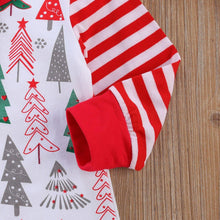 Load image into Gallery viewer, Newborn Baby Girl/Boys Christmas Long Sleeve Round Neck Tree print Romper for Infant In New Year Design