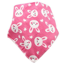 Load image into Gallery viewer, Baby Bibs Waterproof Triangle Cotton Cartoon Child Bibs Dribble Bibs Newborn Slabber Absorbent Cloth For Kids