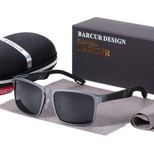 Load image into Gallery viewer, Hot Black Goggle Male Sunglasses Luxury Brand Men Glasses In Business High Quality Luxury Modern Style With UV400 Protection