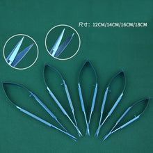 Load image into Gallery viewer, Ophthalmology Fine Corneal Scissors Open Eye Corner Surgical Microsurgical Scissors Stainless Steel Venus Straight Curved Scisso