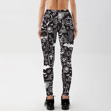 Load image into Gallery viewer, Qickitout Leggings Halloween Day SEXY New Women's Legging Ghost Skull Pumpkin Palm Styles Digital Print Trousers Leggings