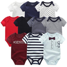 Load image into Gallery viewer, 5 PC Baby Summer High Quality Striped Rompers Jumpsuit For Boy & Girls Comfortable Clothes