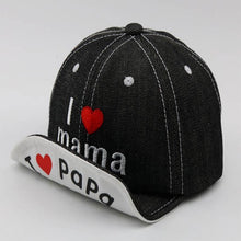 Load image into Gallery viewer, Baby Boy Hat Letter Kids Baseball Cap Cotton Adjustable Sun Hats Girls Peaked Caps Summer Winter In Modern Design