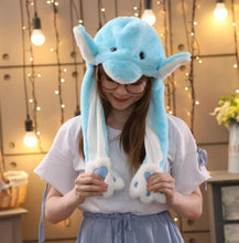 Load image into Gallery viewer, Modern Elegant Winter Interesting Girls Animals Ear Moving Jumping Hats Children and Adults Women Warm Rabbit Winter Caps In Modern Design