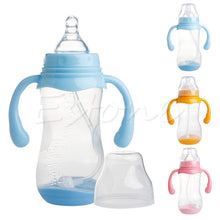 Load image into Gallery viewer, 1Pc 320ML Wide Neck Anti-colic Baby Infant Milk Feeding Nipple Bottle Nurser New Soft Bottles