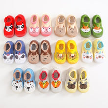 Load image into Gallery viewer, Baby Shoes First Shoes Toddler First Walkers Boy Soft Sole Rubber Outdoor Baby Shoes Cute Animal Baby Anti-slip Booties