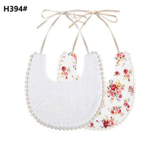Load image into Gallery viewer, Infant Baby Bib Kid Toddler Dinner Feeding Tassel Double-side Cotton Linen Burp Cloths Saliva Towel For Baby