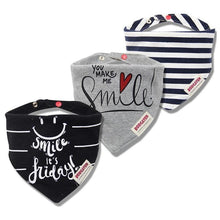 Load image into Gallery viewer, Cartoon Cotton Newborn Baby Boys and Girls Bibs Baby Towel Scarf Children Cravat Infant Kids Scarf