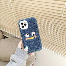 Load image into Gallery viewer, Cute Brown Bear Plush Phone Case For Iphone 14 11 12 13 Pro Max 7 8 X XS Max XR SE2 Autumn And Winter Shockproof Full Case Cover Cute Bear Animal Winter Warm Plush Fabric Phone Case