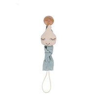 Load image into Gallery viewer, Modern Handmade Pacifier Chain Baby Teething Chains Crochet Rabbit Panda Beads Wooden Clips Wood Tiny Rod For Kids
