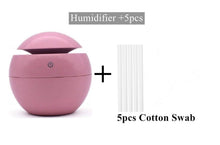Load image into Gallery viewer, Ultrasonic Air Humidifier Wood Essential Aroma Oil Diffuser With LED Light Electric Aromatherapy Mist Maker