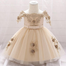 Load image into Gallery viewer, Luxury Modern Designer Toddler Baby Girl Infant Princess Lace Tutu Dress Baby Girl Wedding Dress Kids Party Dress