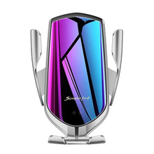 Load image into Gallery viewer, Automatic Luxury Clamping 10W Wireless Charger Car Phones Holder Smart Sensor Air Vent Mount Mobile Phone Stand