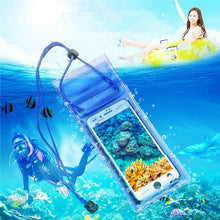 Load image into Gallery viewer, Universal Waterproof Case For iPhone X XS MAX 8 7 Cover Pouch Bag Cases Water proof Phone Case Phone Pouch for Underwater Pictures and Video Recording Waterproof Phone Compatible with iPhone