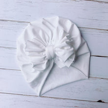 Load image into Gallery viewer, Cute Baby Hat Toddler Kids Soft Cotton Turban Beanies Hat Boy Girl Floral Bowknot Head Wraps